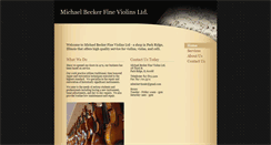 Desktop Screenshot of beckerviolins.com